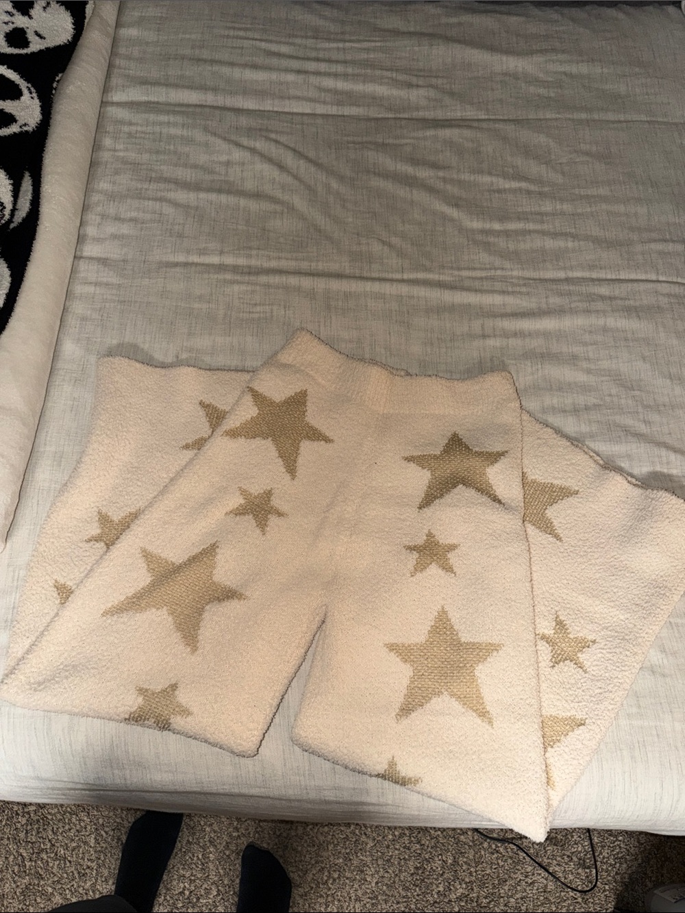 Women’s cream cozy soft lounge pants